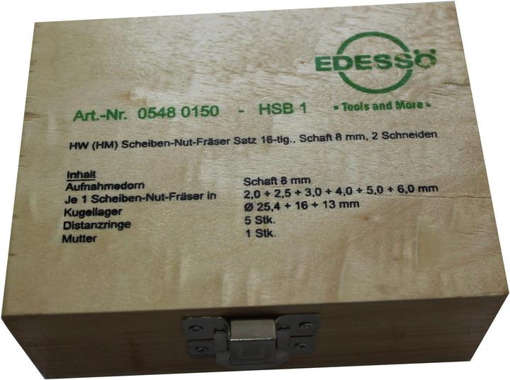 Produktbild Edessö HW-Scheibennutfräser Satz