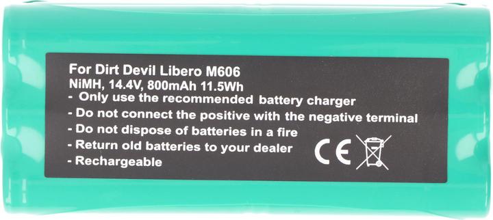 Produktbild AccuCell Akku für Dirt Devil Libero M606, 0606004, Dirt Devil 0607004