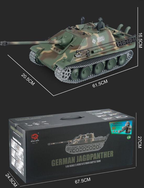 Image du produit Es-toys Heng Long RC Panzer Jagdpanther Pro 1:16 (RTR Prêt à fonctionner)