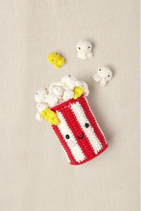 Image du produit DMC Cable kit de crochet Amigurumi Pop the corn, motif : Smiley, kit