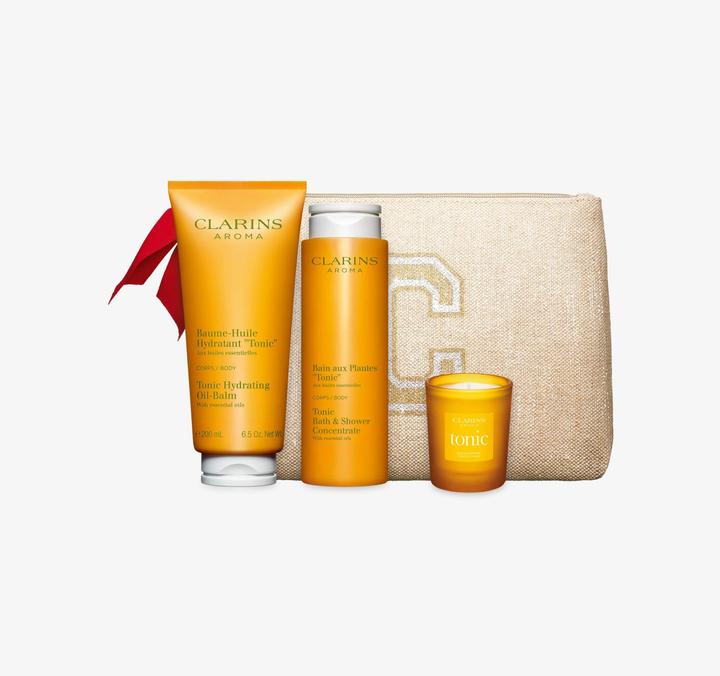 Actual product image Clarins Noël 2023 Aroma Tonic Ritual (Facial care set)