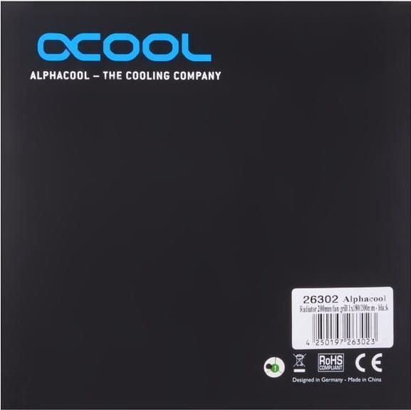 Produktbild Alphacool Radiator 200mm Lüfterblende 1x180/200mm - Black