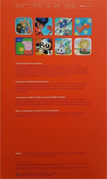 Produktbild Amazon Fire HD 10 Kids Edition (10.10", 32 GB, Pink)