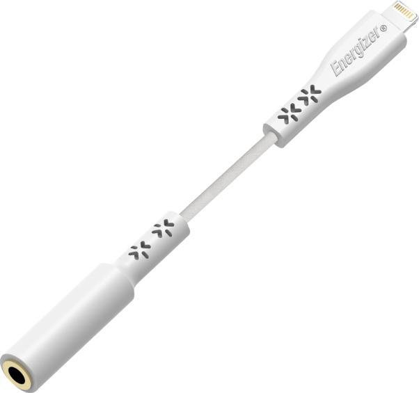 Actual product image Energizer Lifetime Audio Stereo Cable Adapter (0.11m) white