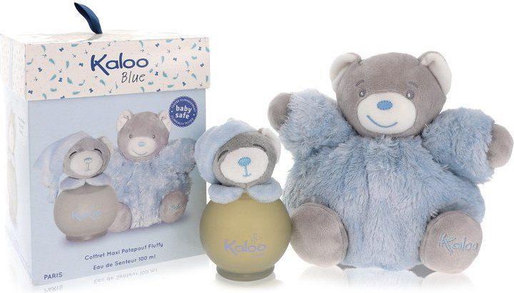 Immagine prodotto Kaloo Blu di Eau de Senteur Spray (senza alcool) + Orso peloso in omaggio 95 ml (Eau de toilette, 95 ml)