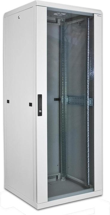 Wirewin 19" Netzwerkschrank, grau (42 HE, 19 Zoll Rack)