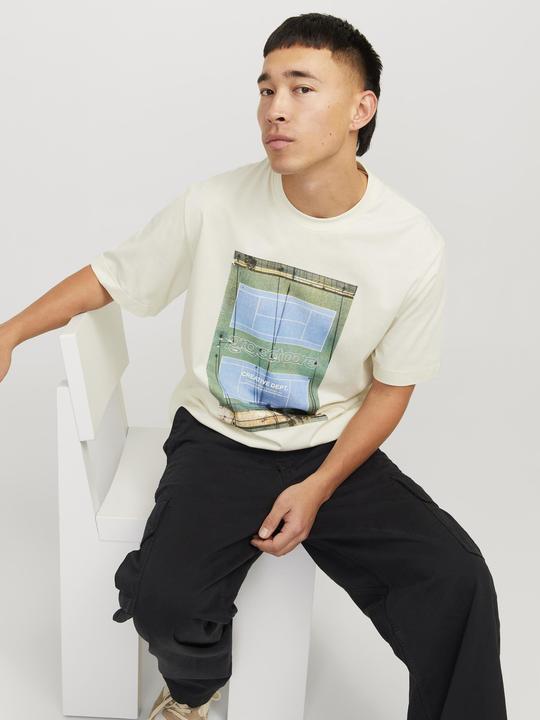 Actual product image Jack & Jones Gedruckt Rundhalsausschnitt T-shirt T-shirt (L)