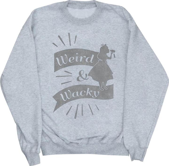 Disney Alice im Wunderland Sweatshirt Mädchen Seltsam und abgedreht