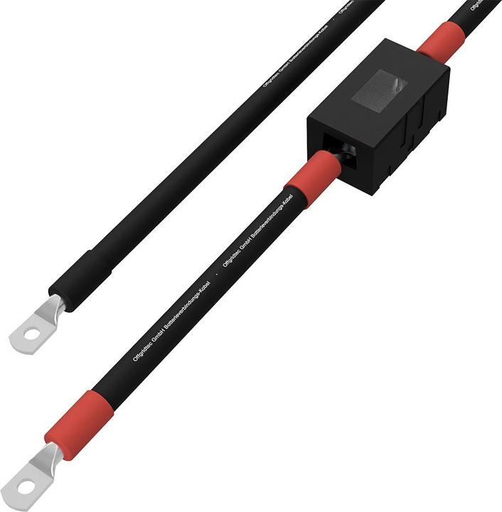 Produktbild Offgridtec 2,5m 16mm² Batteriekabel mit MIDI-Sicherungshalter Schraubklemmenanschluss auf M8