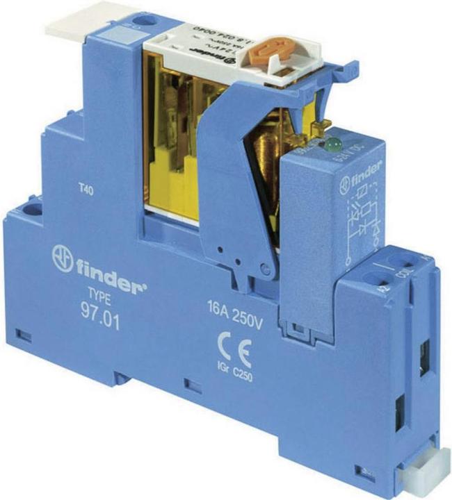 Immagine prodotto Finder SPDT 16A Modulo Rele interfaccia 24Vcc