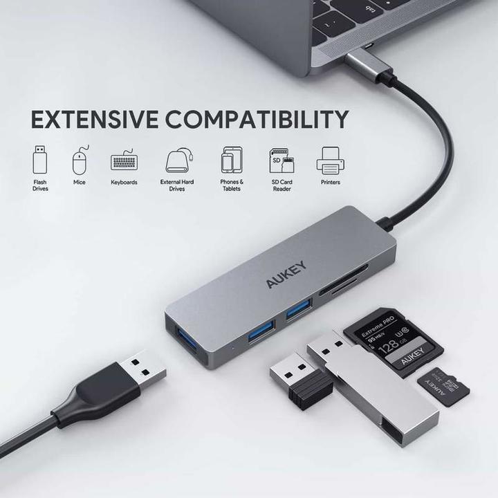 Produktbild Aukey Cb-C63 (USB-C, 3 Ports)
