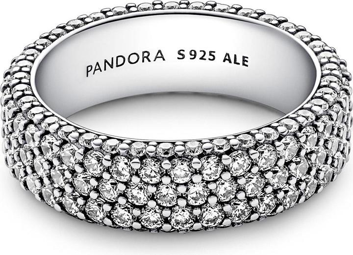 Immagine prodotto Pandora Anello senza tempo con pavé a tre file (50, 925 Argento)