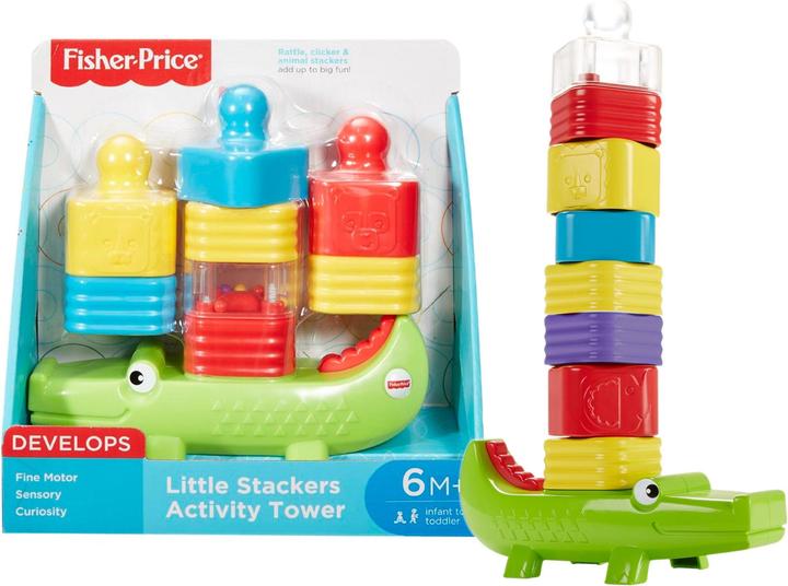 Produktbild Fisher-Price Stapelspass Kroko-Turm