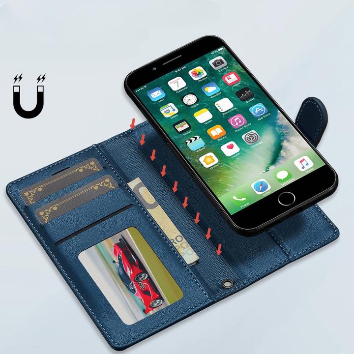 Produktbild LC.Imeeke iPhone SE / 8 / 7 - Teilbare Brieftasche 2-in-1 Handyhülle (Apple iPhone SE (3rd Gen), Apple iPhone 7, Apple iPhone 8, Apple iPhone SE (2nd Gen))