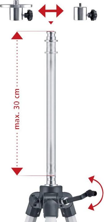 Actual product image Laserliner Crank tripod (Metal)