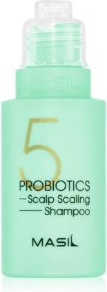 Immagine prodotto Masil 5 Probiotics Scalp Scaling Shampoo 50 ml - Shampoo detergente profondo per forfora grassa (50 ml, Shampoo liquido)