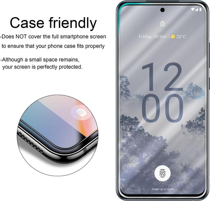 Produktbild Cadorabo Display Schutzglas Folie für Nokia X30 5G 3er Pack (3 Stück, Nokia X30 5G)