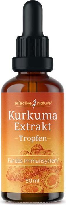 Effective Nature Kurkuma Extrakt mit Vitamin D3 (1 Stück, Tropfen, 0.05 g)