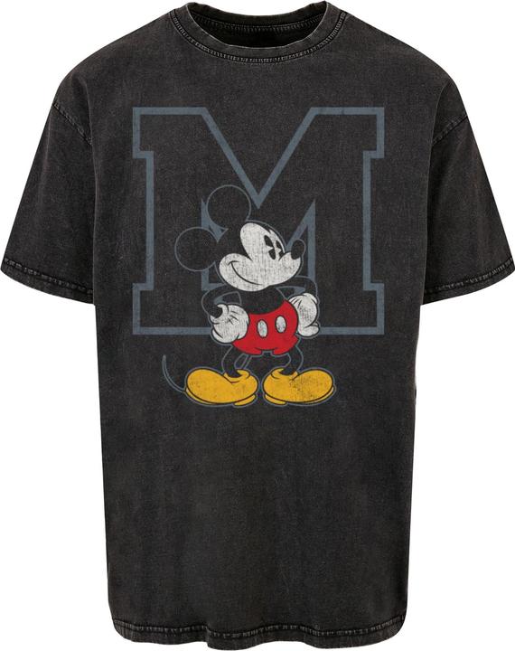 Actual product image Absolute Cult Mickey Mouse - Classic M Acid Washed Oversize Tee - 115219 (XS)