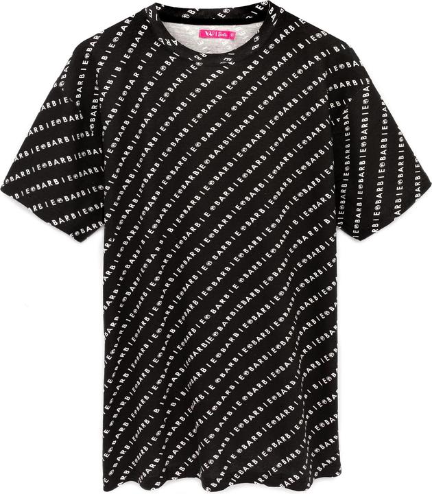 Barbie AllOver Print Logo TShirt in Übergrösse