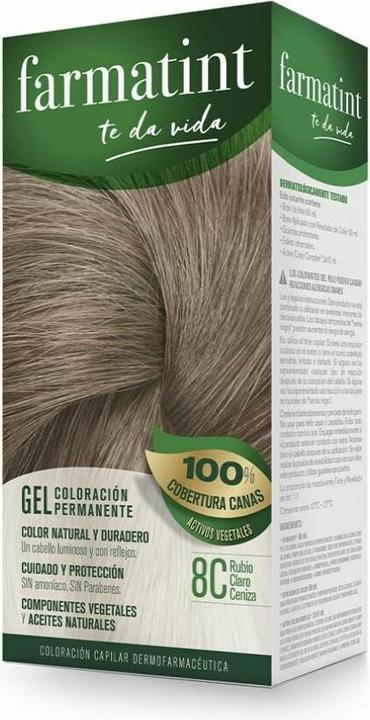 Farmatint Classic 8c Hellblond Asche 135ml (Hellblond Asche)