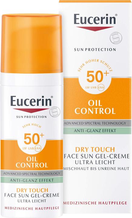 Productafbeelding Eucerin Zonnebrandcrème (Zonnecrème gezicht, SPF 50+, 50 ml, 150 g)