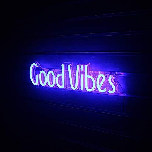 Produktbild Wanxing Good Vibes Leuchtreklame