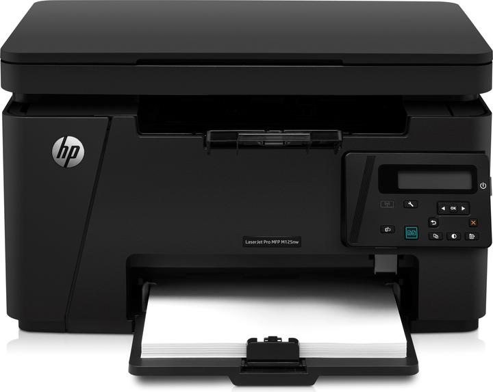 Produktbild HP LaserJet Pro MFP M125nw - Multifunktionsdrucker - s/w - Laser - 216 x 297 mm (Or (Laser)