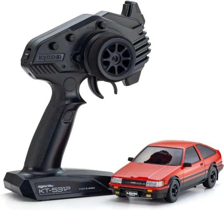 Image du produit Kyosho Mini-Z MA020 Toyota Corolla Levin AE86 Rouge, ARTR, 1:27 (RTR Prêt à fonctionner)
