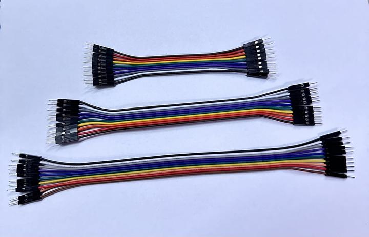 Produktbild Play-Zone Jumperkabel Verbindungskabel(10-20cm) M/M 30 Stk.