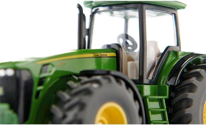 Actual product image Siku John Deere tractor with trailer