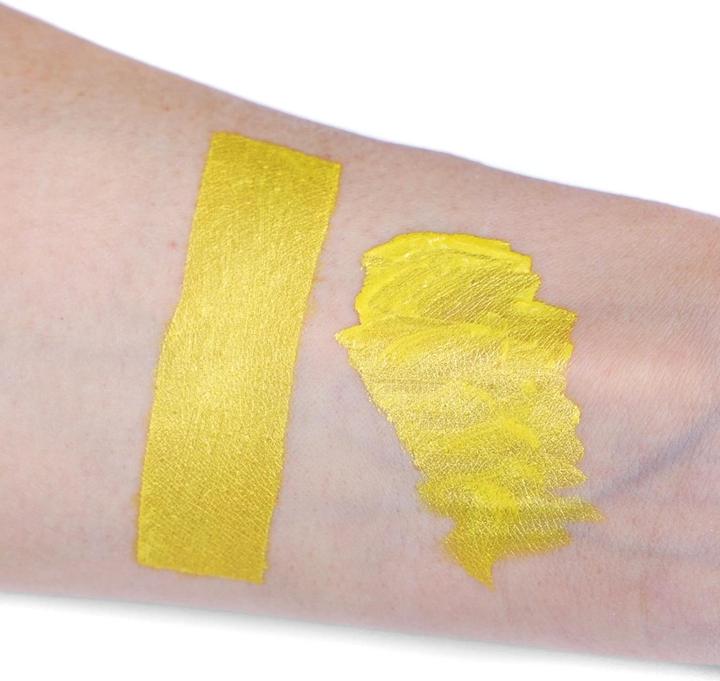 Produktbild Maskworld aqua make-up gelb metallic Citrin Wasserschminke