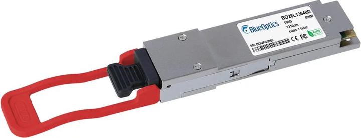 Actual product image BlueOptics Huawei 02312QTL Compatible QSFP28 BO28L13640D