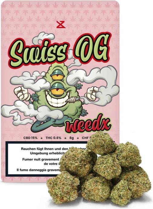 Produktbild weedx Swiss OG 8g (8 g, Indoor)