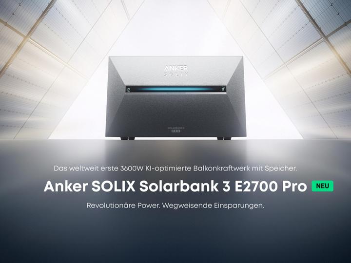 Actual product image Anker SOLIX Solarbank 3 E2700 Pro