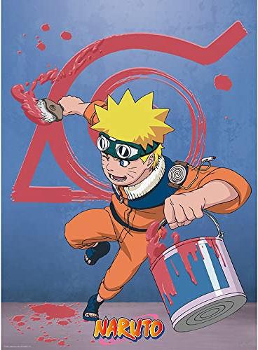 Image du produit ABYstyle Naruto - Poster Naruto & Konoha Emblem (52x38) (52 x 38 cm)
