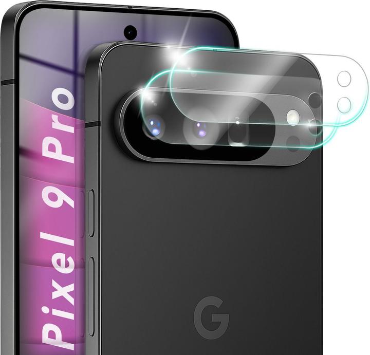 Produktbild Nalia Focus.X2 MAX - Kamera Schutzglas Objektiv Abdeckung Hüllen-kompatibel - Camera Protection Glass (1 Stück, Google Pixel 9 Pro)