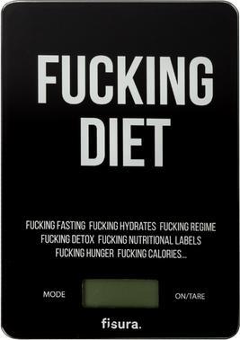 Actual product image Fisura Kitchen scales "Fucking diet"