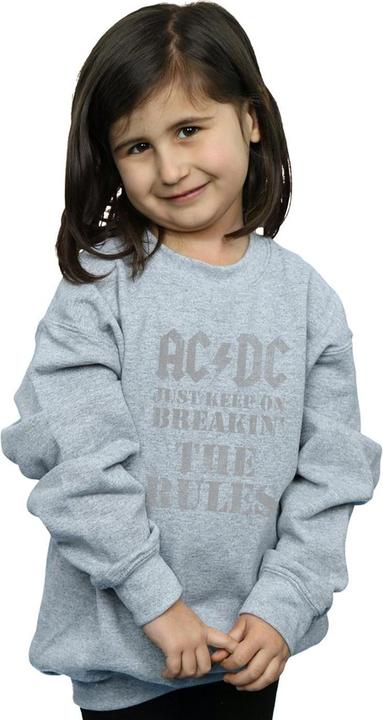 Produktbild AC/DC Just Keep On Breaking The Rules Sweatshirt Mädchen (116)