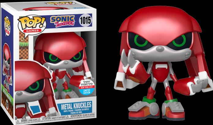 Actual product image Funko POP! Sonic the Hedgehog Metal Knuckles Exclusive Toy Tokyo 2024