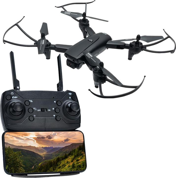 Casativo WiFi FPV quadrocopter drone, foldable, HD camera, OpticalFlow, app (8 min, 131 g, 0.92 Mpx)