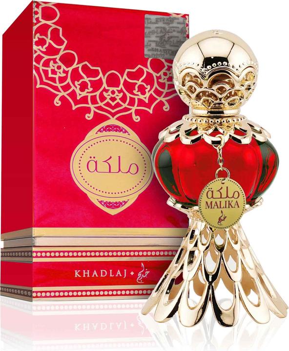 Actual product image Khadlaj Malika Red Concentrated Perfume Oil for Women 20ml 0.7 Ounce (Eau de parfum, 20 ml)