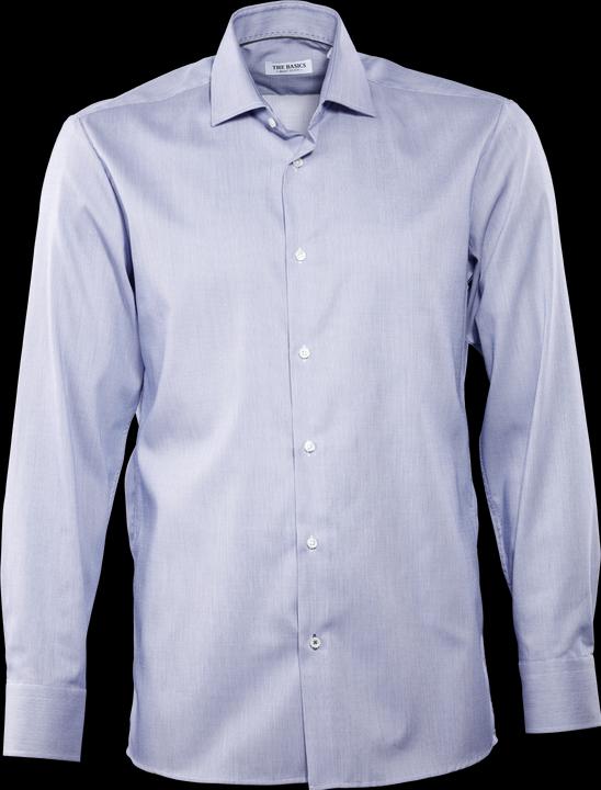 Produktbild The Basics Hemd Modern Fit Hai bügelleicht print white (39)