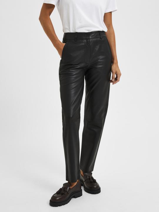 Actual product image Selected Femme Tapered leather pants (Frequency band 38 (2600 MHz))