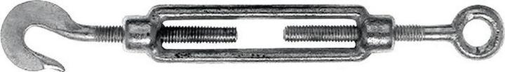 Kleinsorge Tenditore DIN 1480 M20 lunghezza 367 - 497 mm con gancio e occhiello galvanizzato