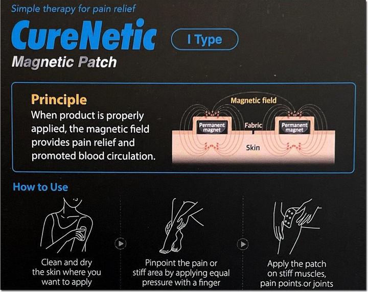 Actual product image DMC Magnetpflaster