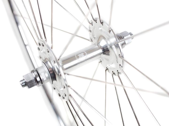 Produktbild Novatec Singlespeed/Fixed Laufradsatz - silber poliert (28")