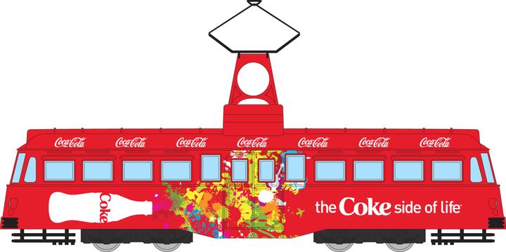 Produktbild Hornby Coca Cola Single Decker Tram- Coke Side of Life