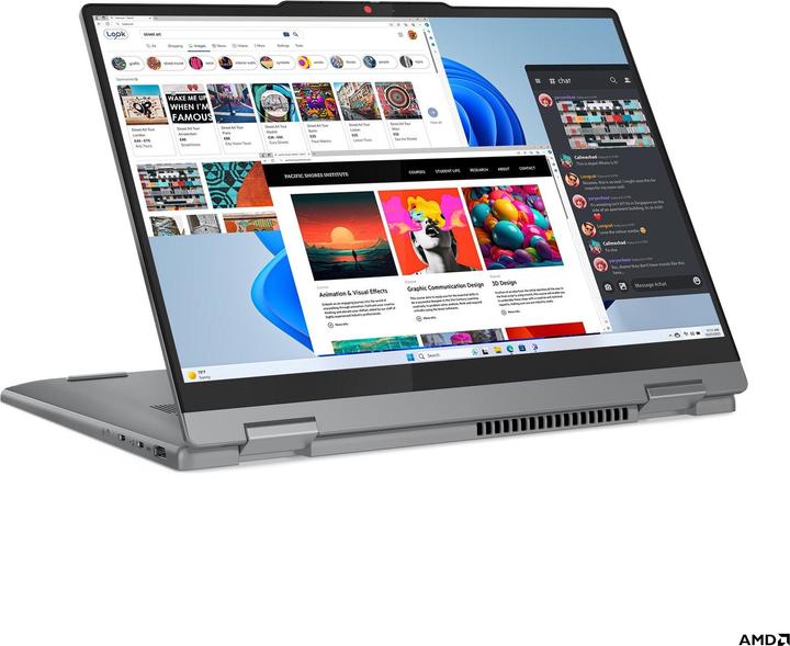 Actual product image Lenovo IdeaPad 5 2-in-1 14AHP9 (14", AMD Ryzen 7 8845HS, 16 GB, 512 GB, DE)