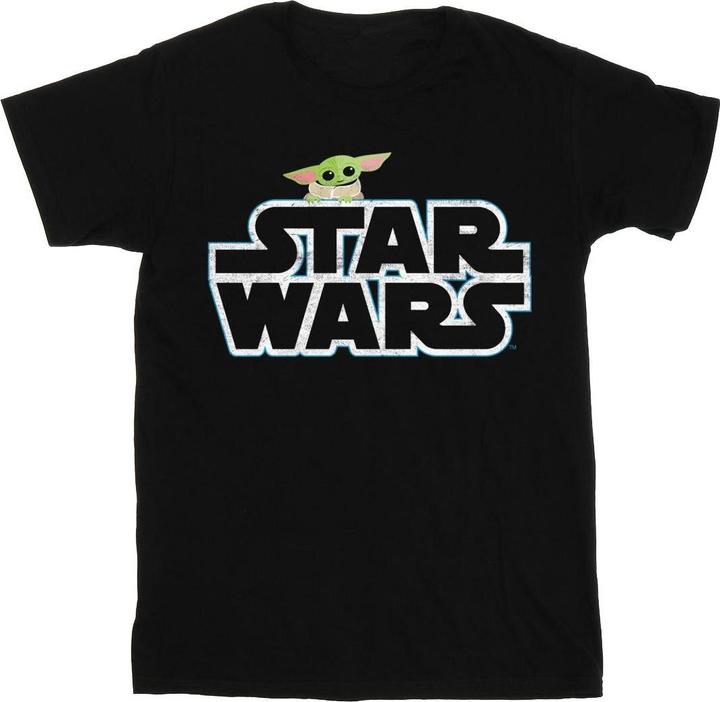 Star Wars The Mandalorian The Child Logo TShirt (M)